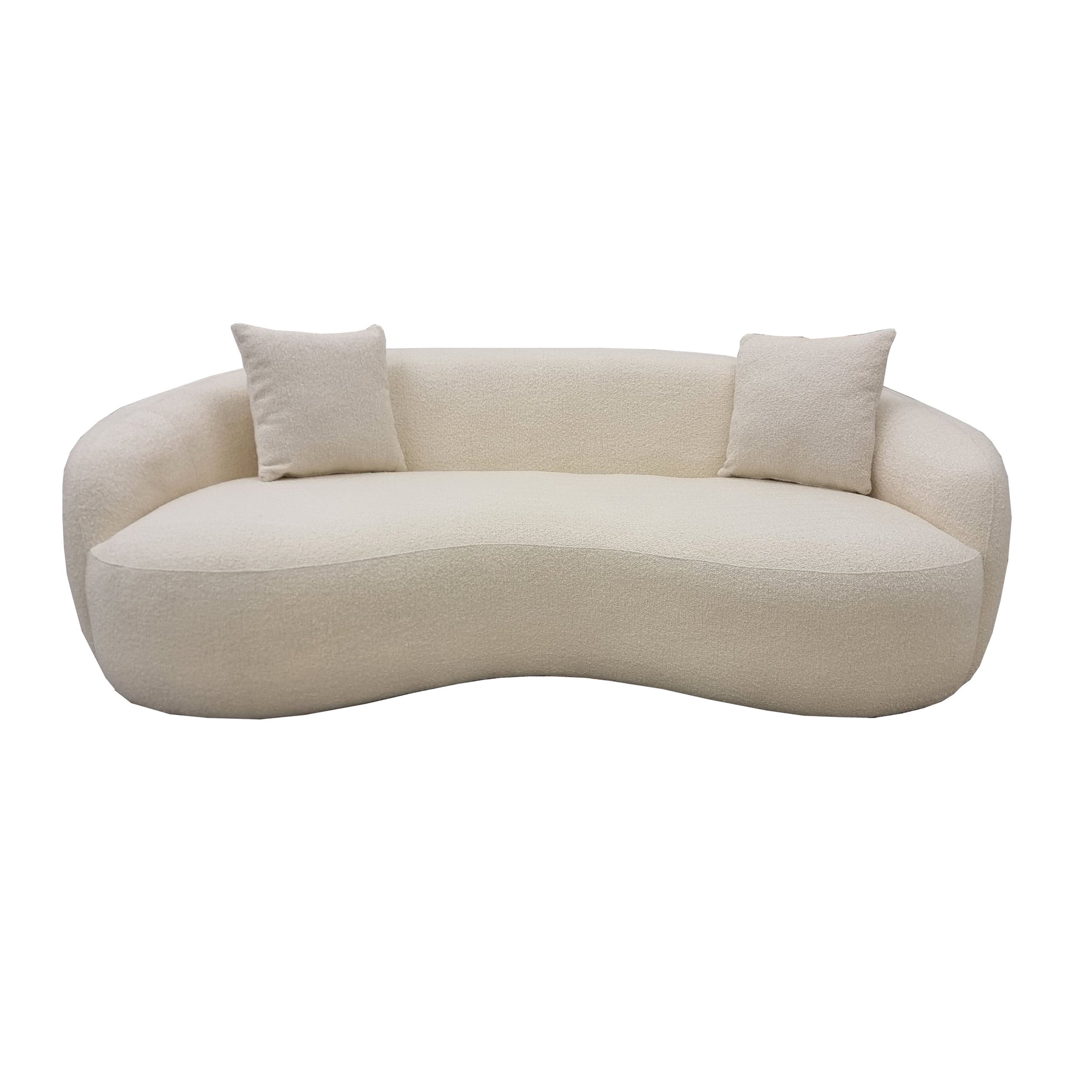 The Wave Boucle Sofa - Ivory