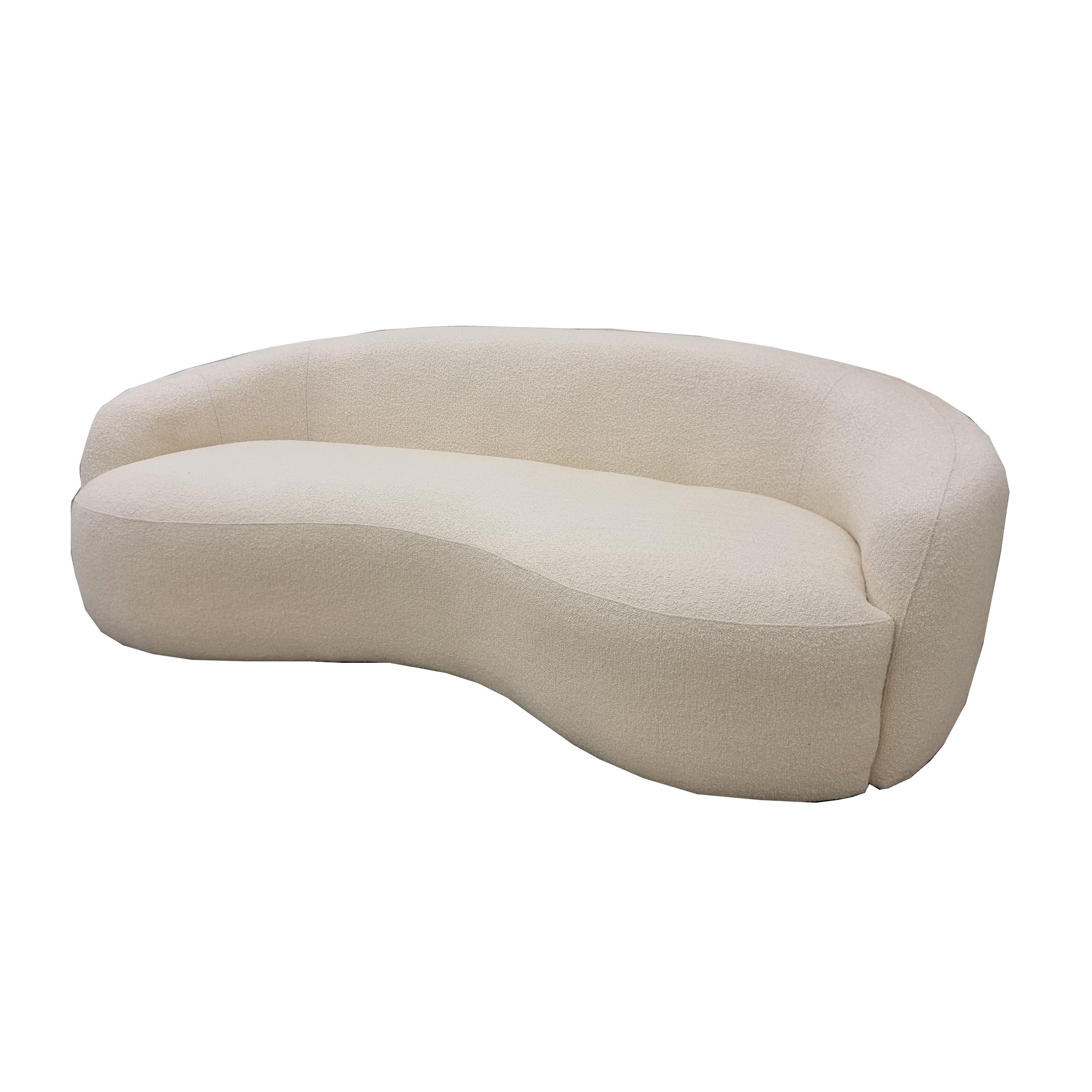 The Wave Boucle Sofa - Ivory