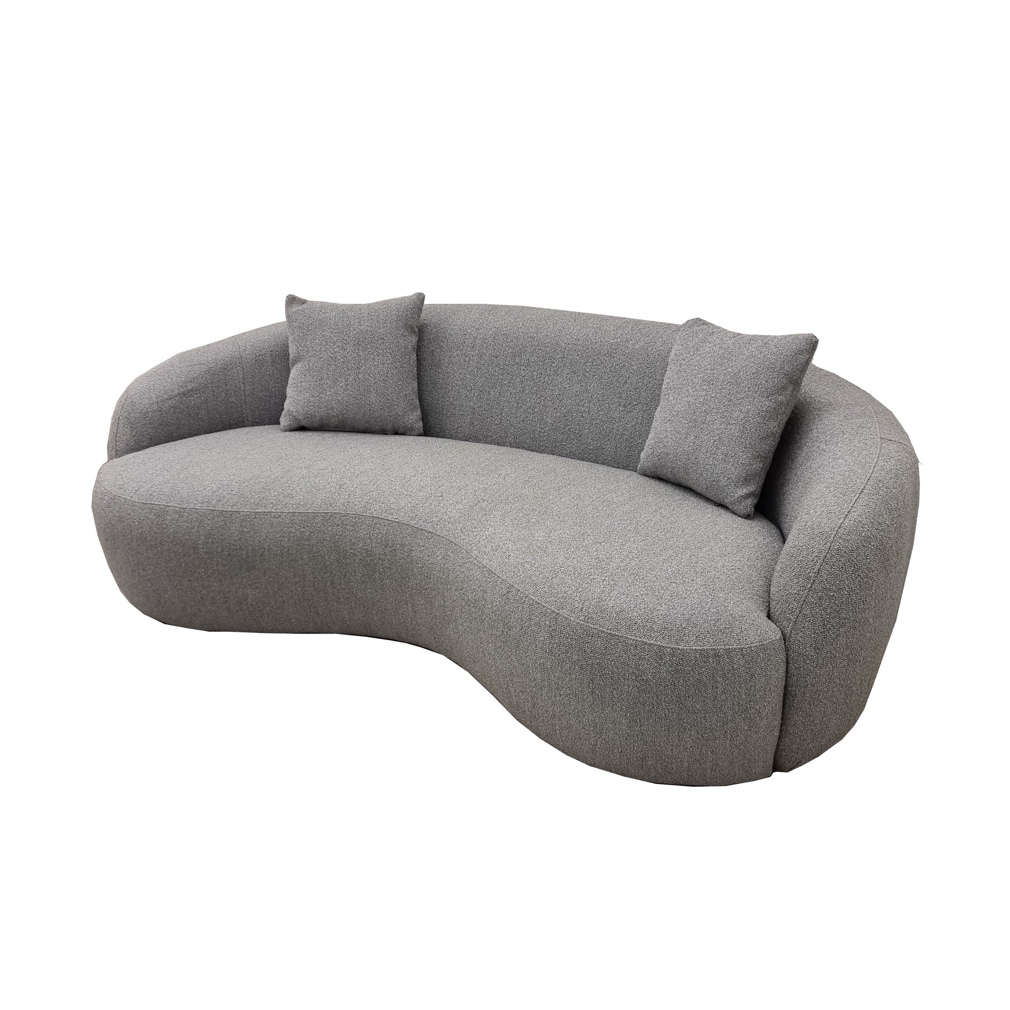 The Wave Boucle Sofa - Grey