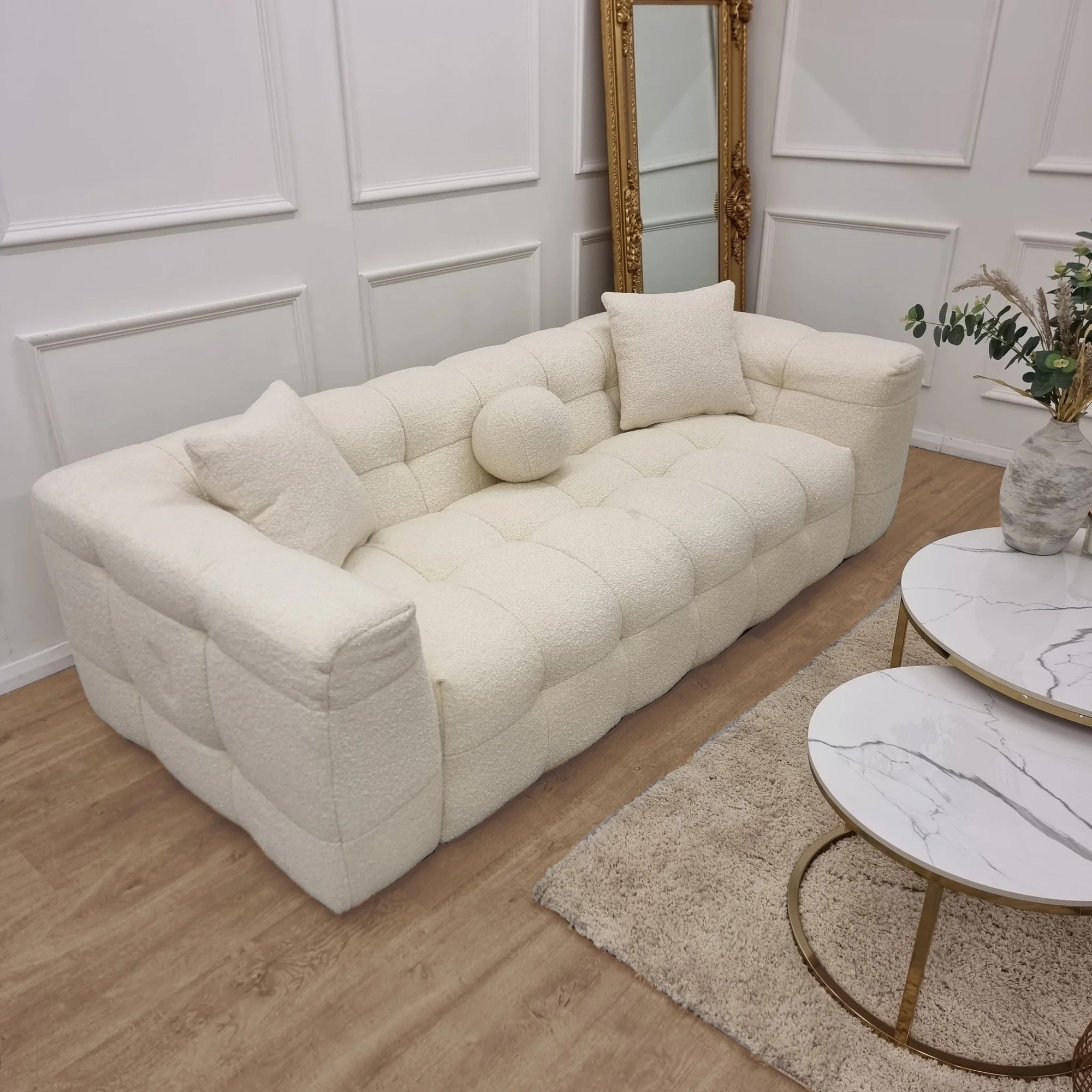 The Bubble Boucle 3 Seater Sofa