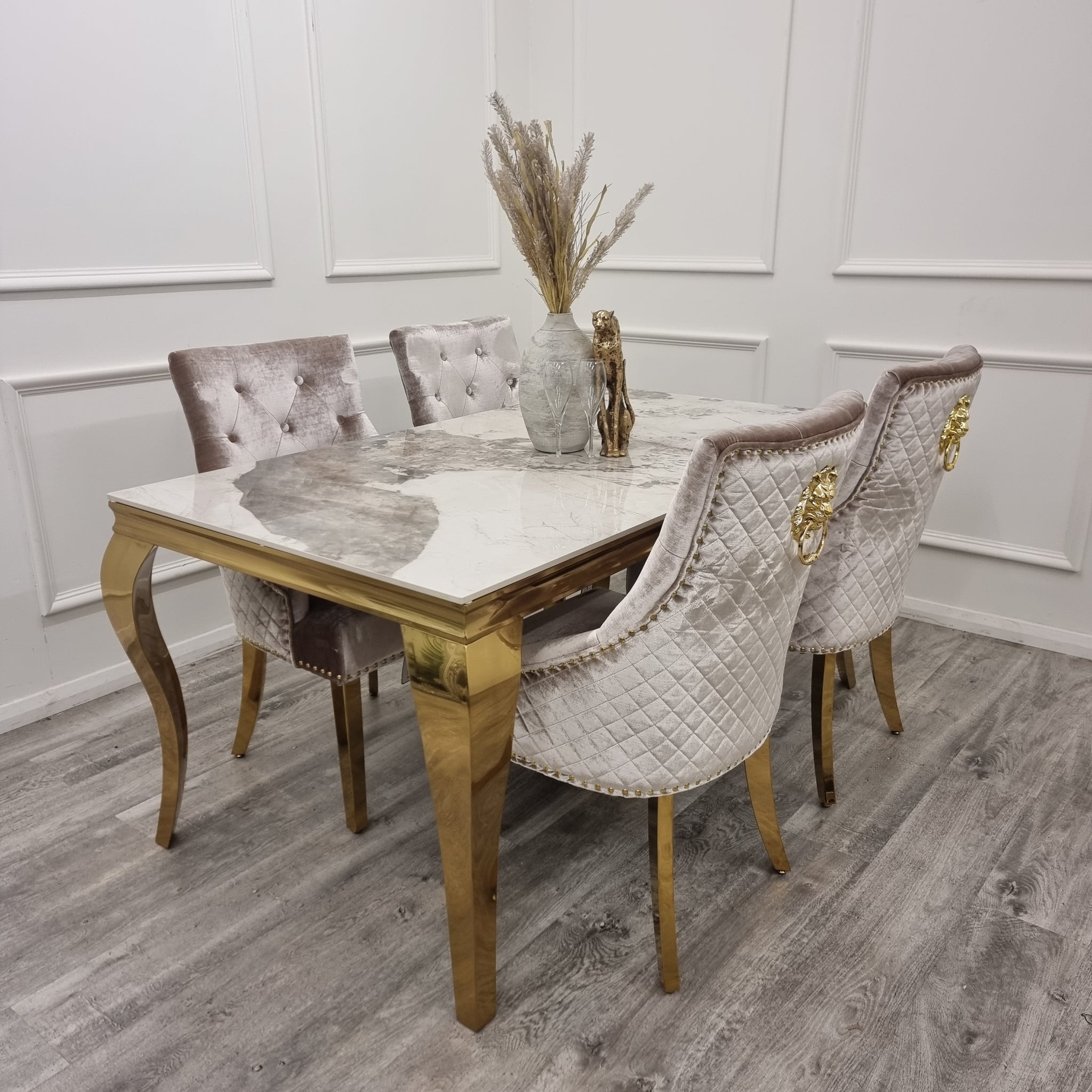 Bentley Gold Dining Chair