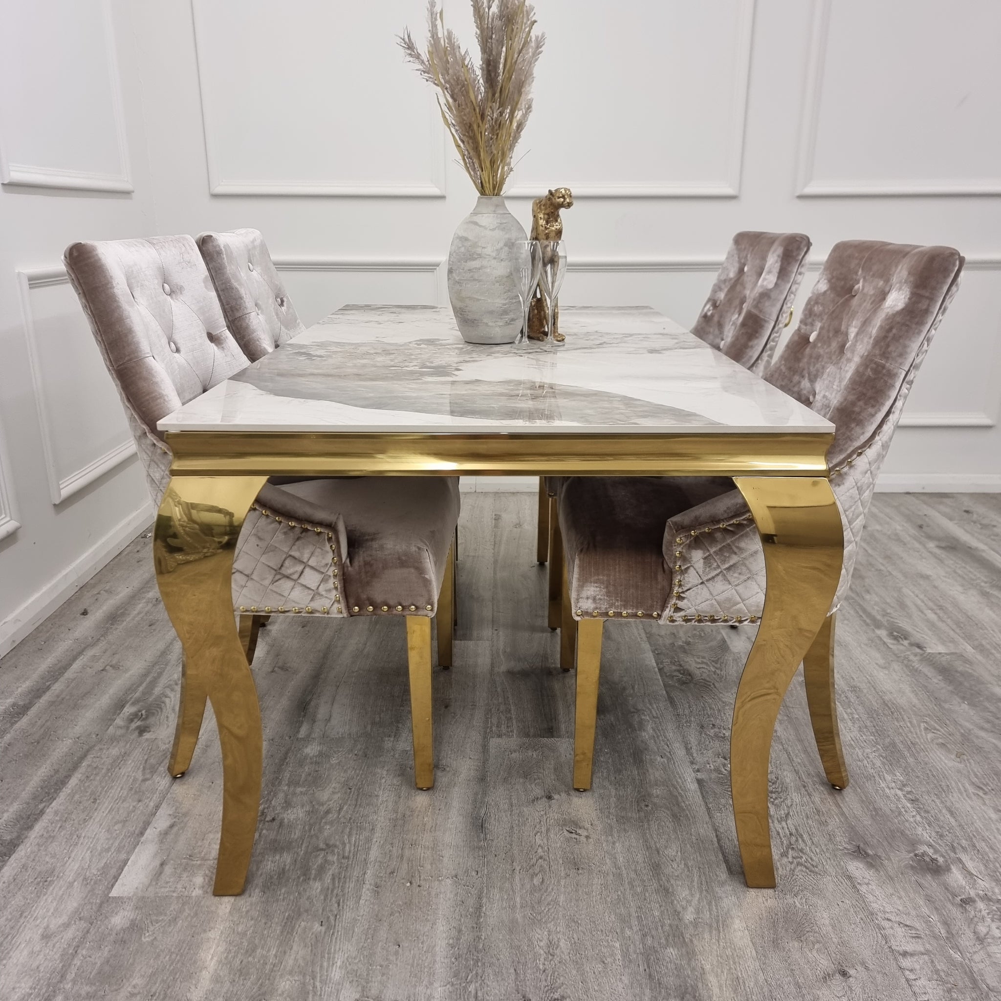 Bentley Gold Dining Chair