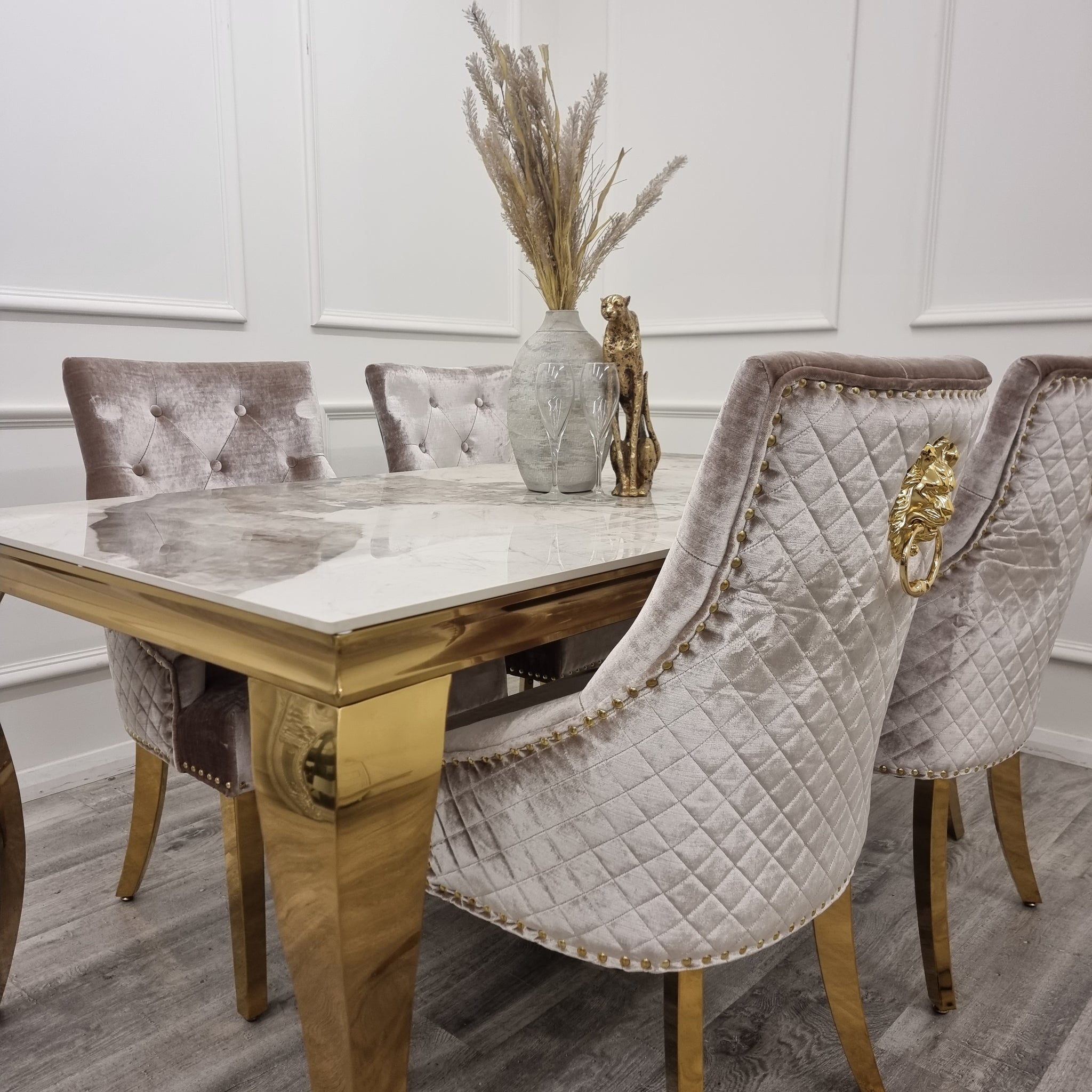 Bentley Gold Dining Chair