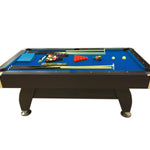 8 FT Pool Table Billiards Full Optional – Vintage Blue