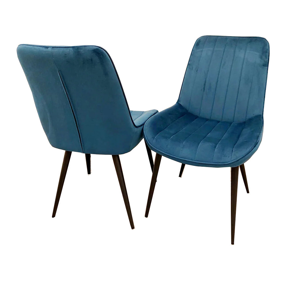 4 x Dido Dining Chairs in Navy Blue