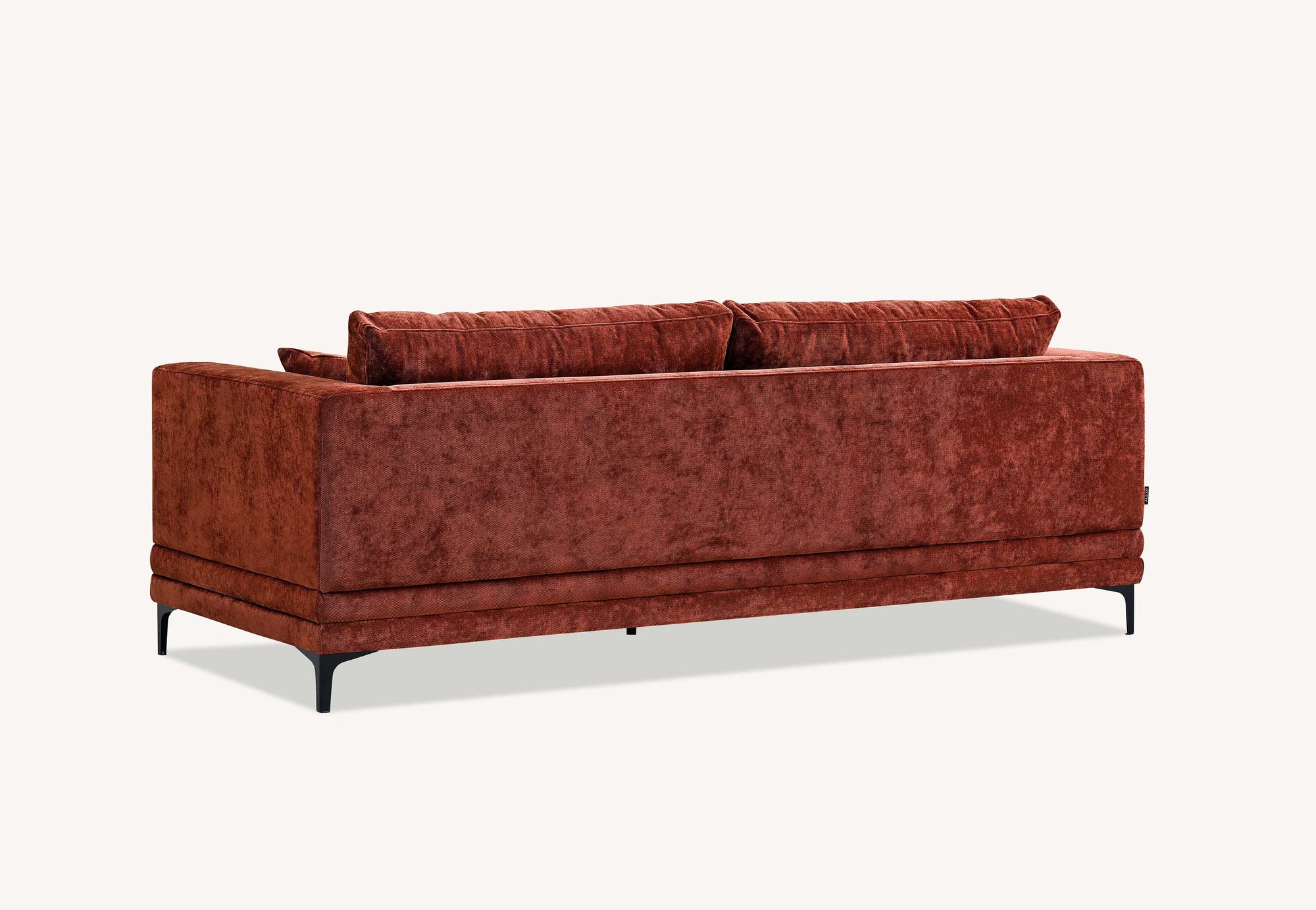 Aluxo Lenox Sofa Range in Rust Velvet