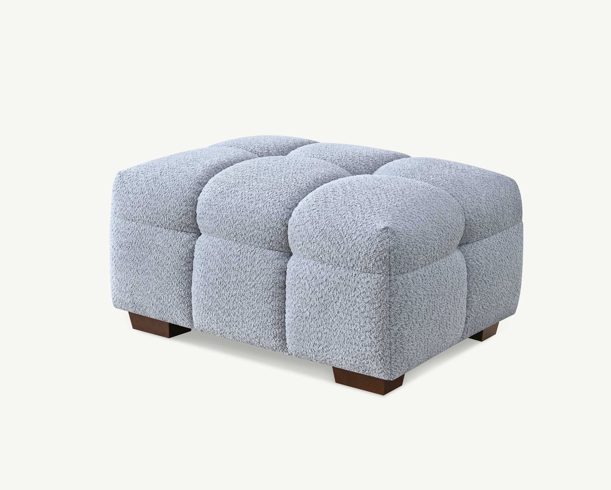 Aluxo Tribeca Sofa Range in Pearl Boucle Fabric