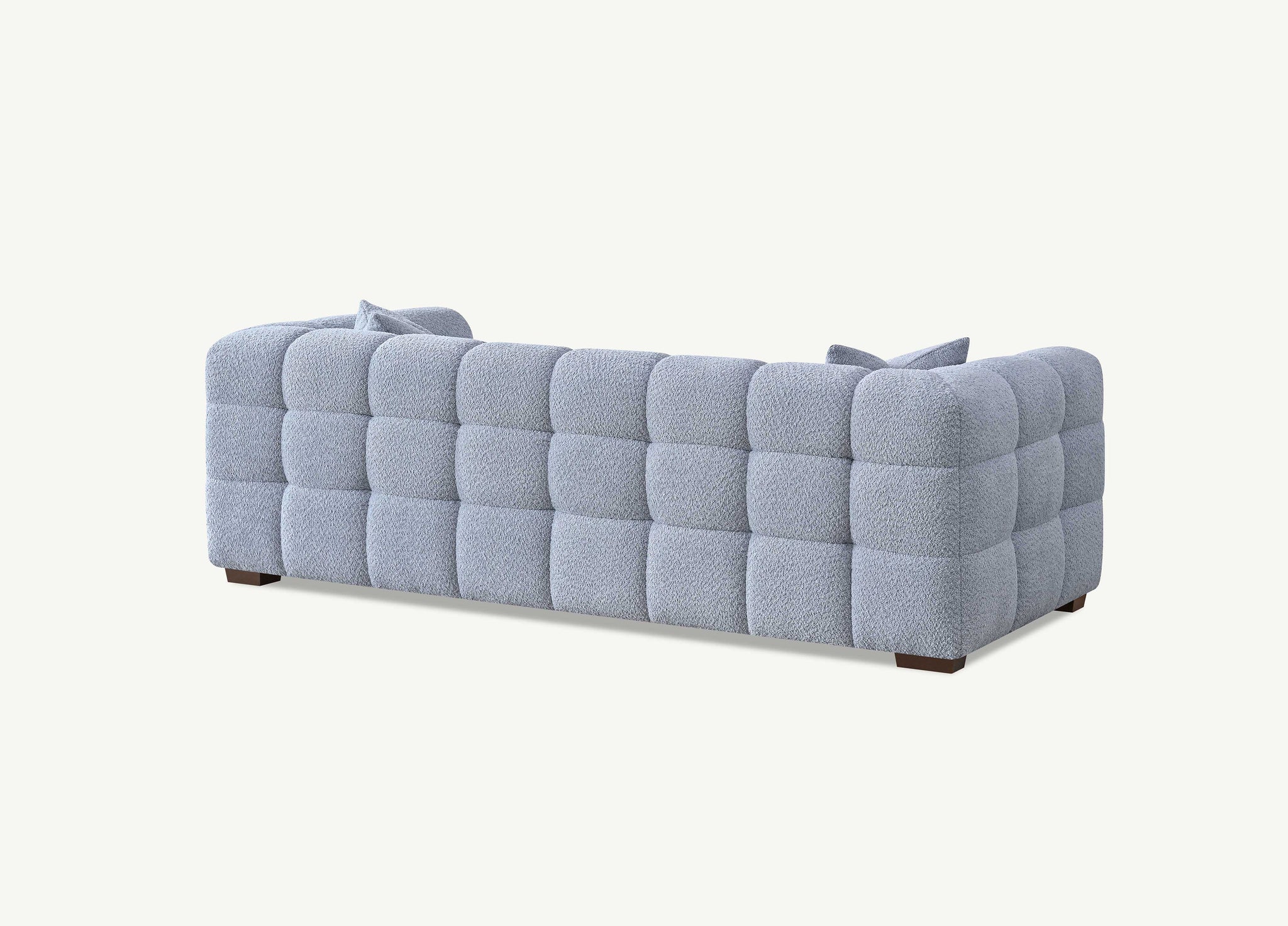 Aluxo Tribeca Sofa Range in Pearl Boucle Fabric