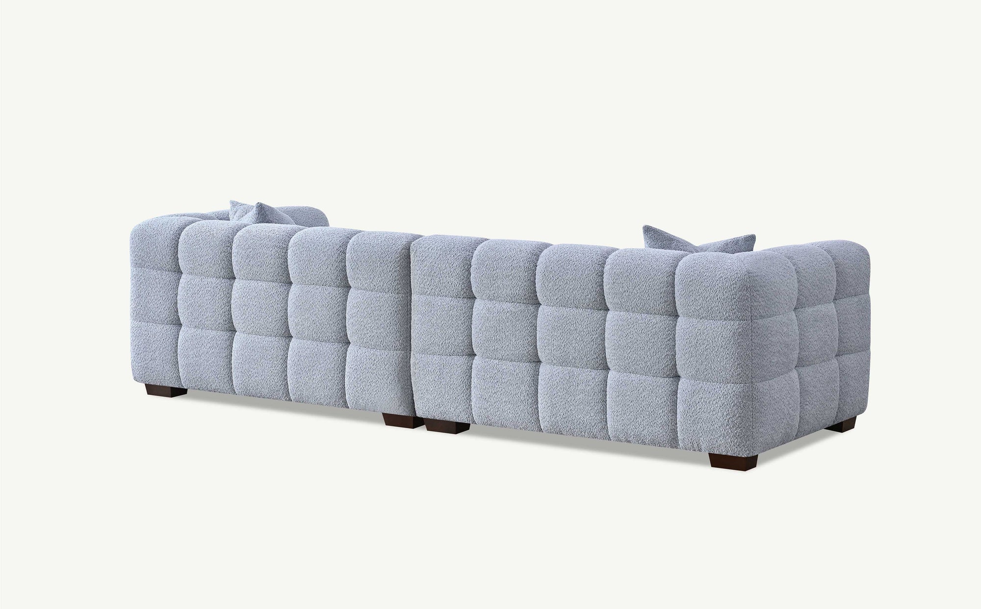 Aluxo Tribeca Sofa Range in Pearl Boucle Fabric