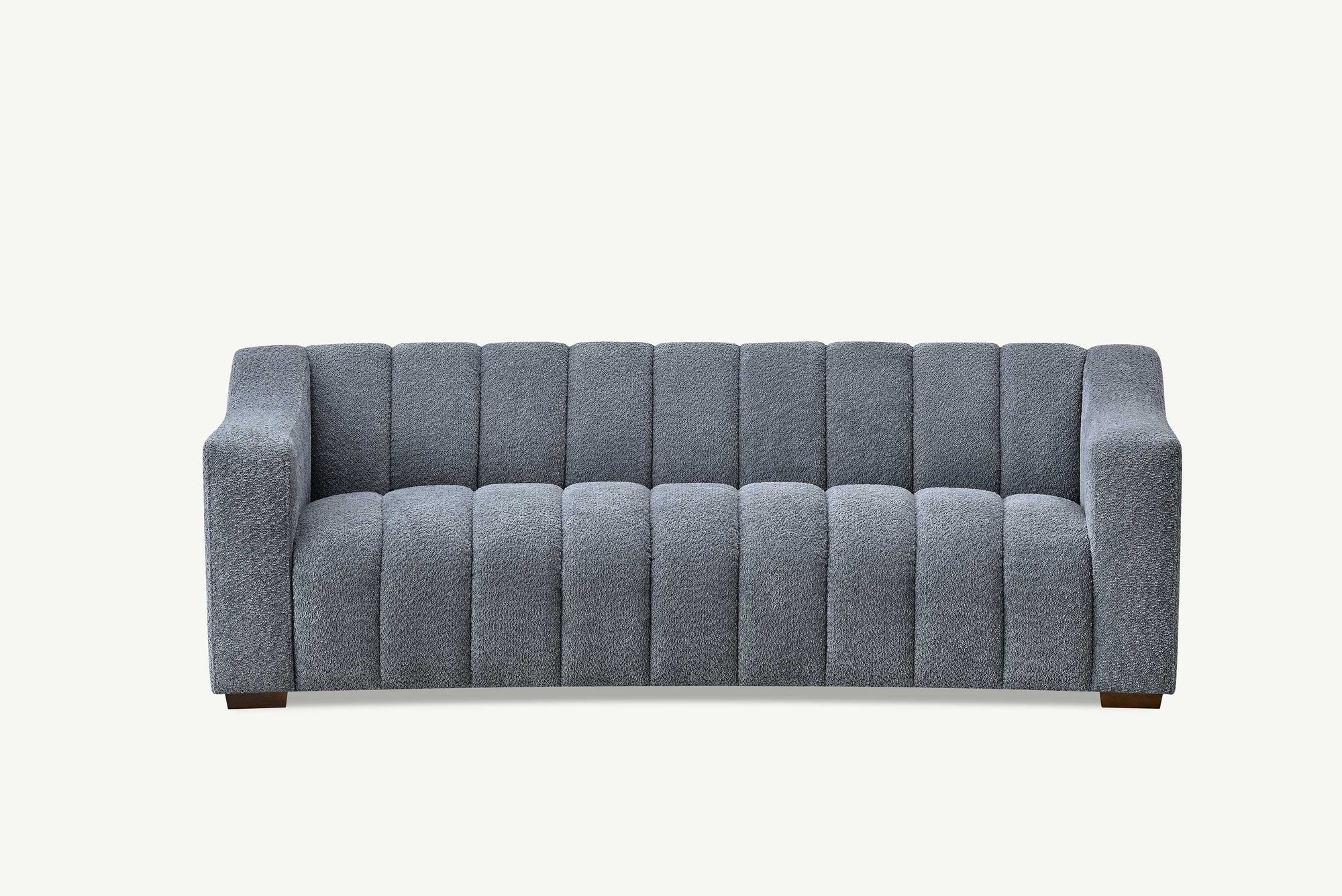 Aluxo Astoria 3 Seater Sofa in Iron Boucle Fabric