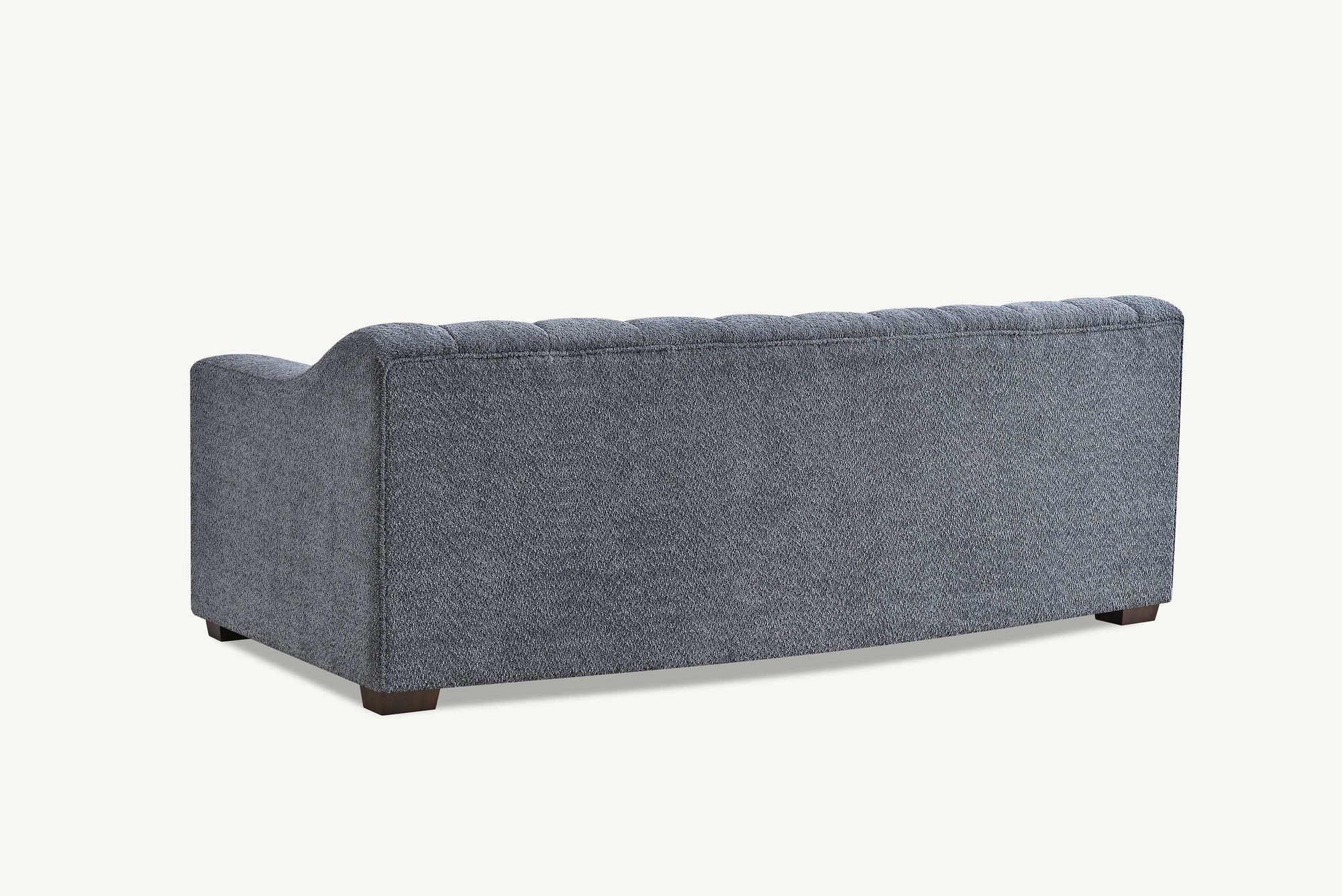 Aluxo Astoria 3 Seater Sofa in Iron Boucle Fabric