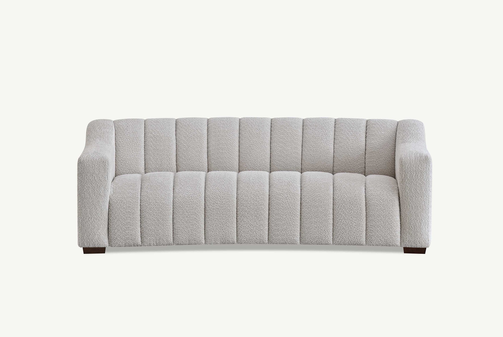 Aluxo Astoria 3 Seater Sofa in Oatmeal Boucle Fabric