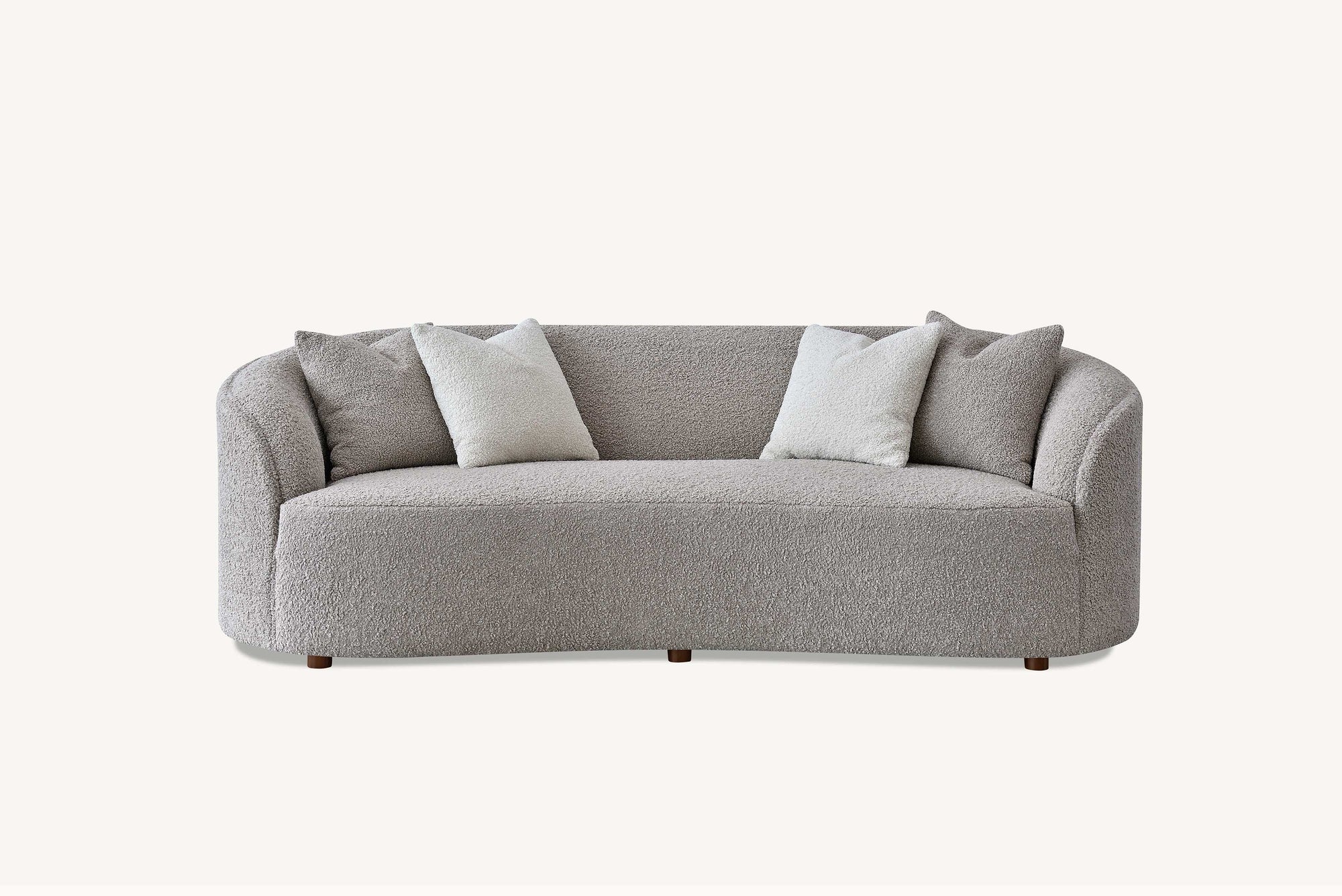 Aluxo Nolita Boucle Teddy Sofa and Accent Chair