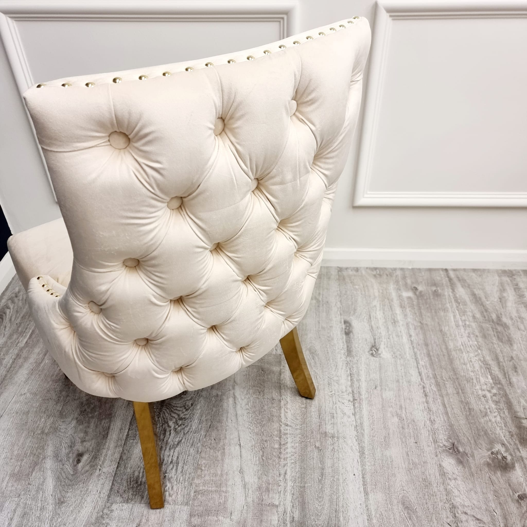 Kensington Dining Chair Gold Legs