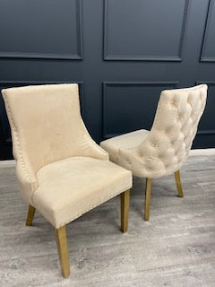 Kensington Dining Chair Gold Legs