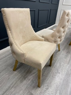 Kensington Dining Chair Gold Legs