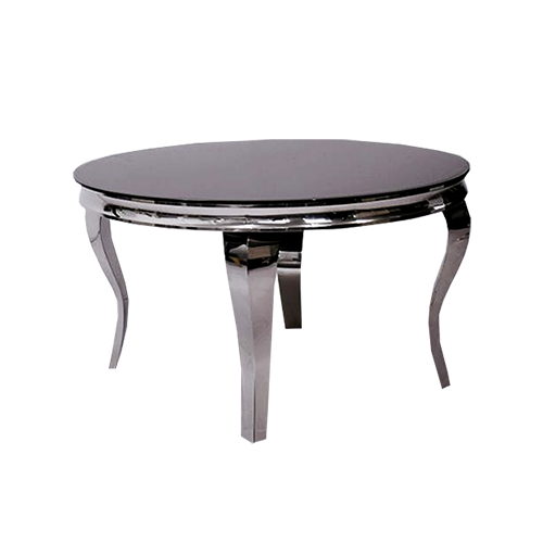 Louis Chrome Dining Table