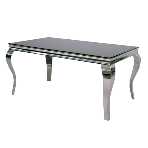 Louis Chrome Dining Table