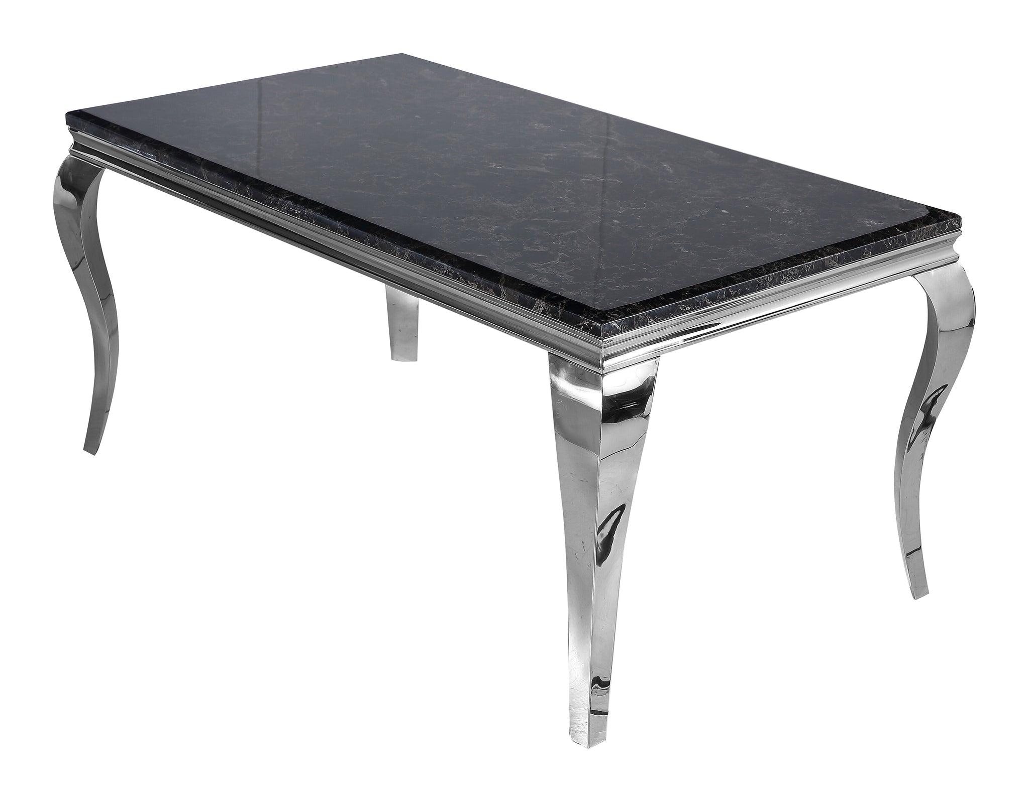 Louis Chrome Dining Table