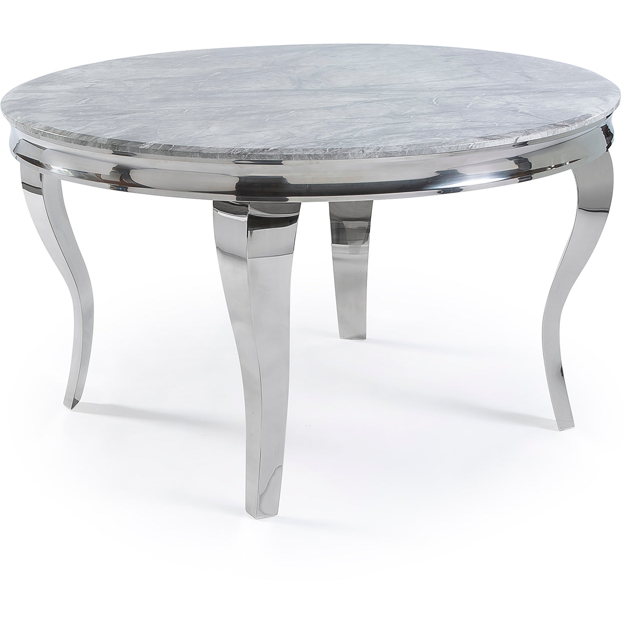 Louis Chrome Dining Table