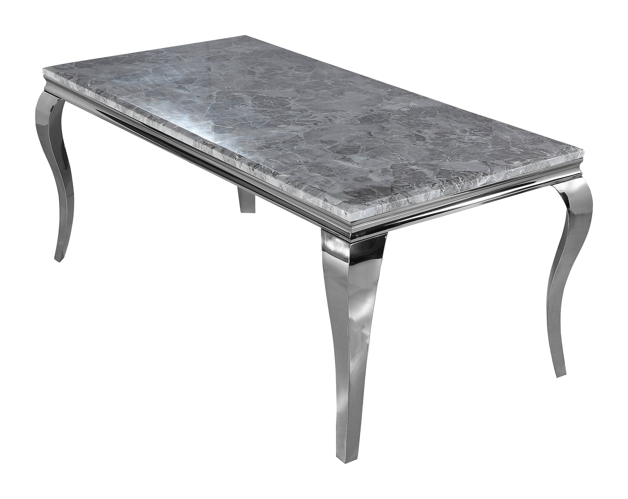 Louis Chrome Dining Table