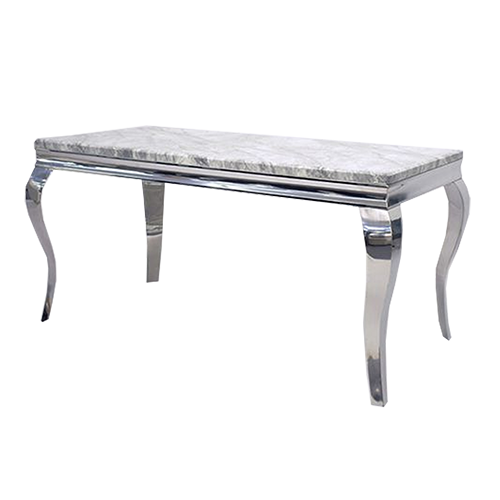 Louis Chrome Dining Table