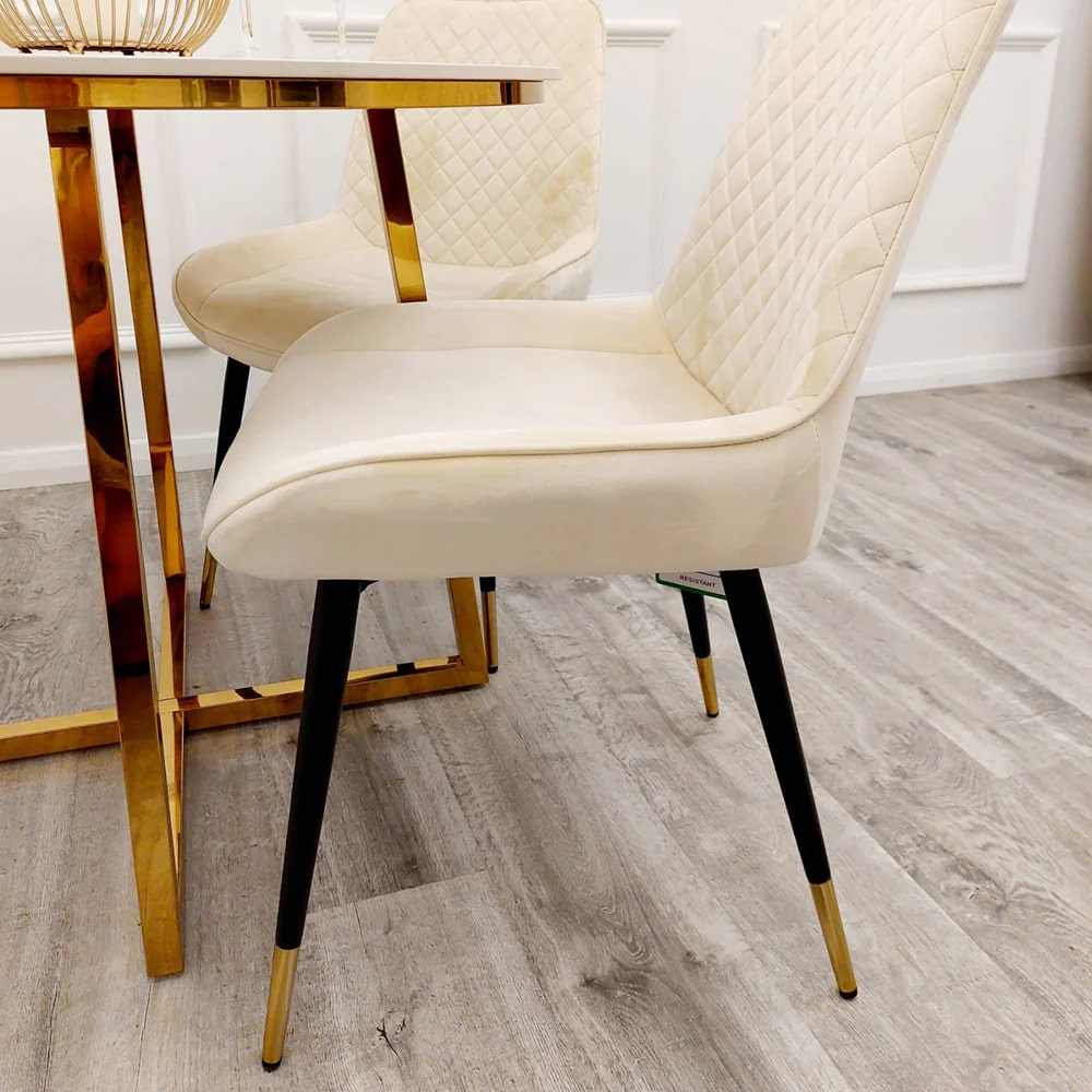 Luna Velvet Dining Chair - ALL COLOURS