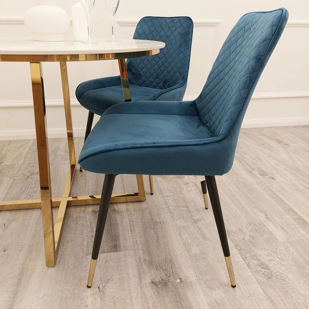 Luna Velvet Dining Chair - ALL COLOURS