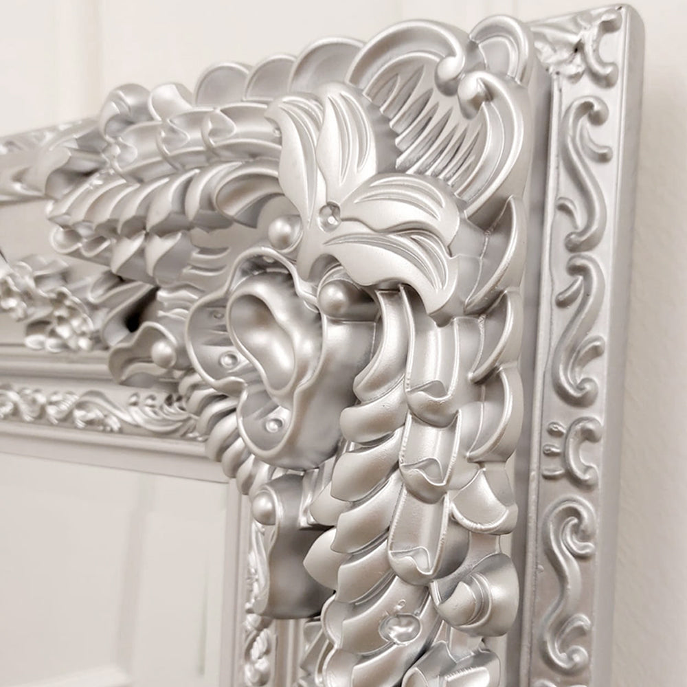 Roma Bevel Mirror in Silver - ALL SIZES