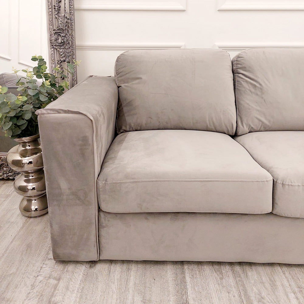 Hudson 3 & 2 Seater Sofa with fixed back cushion