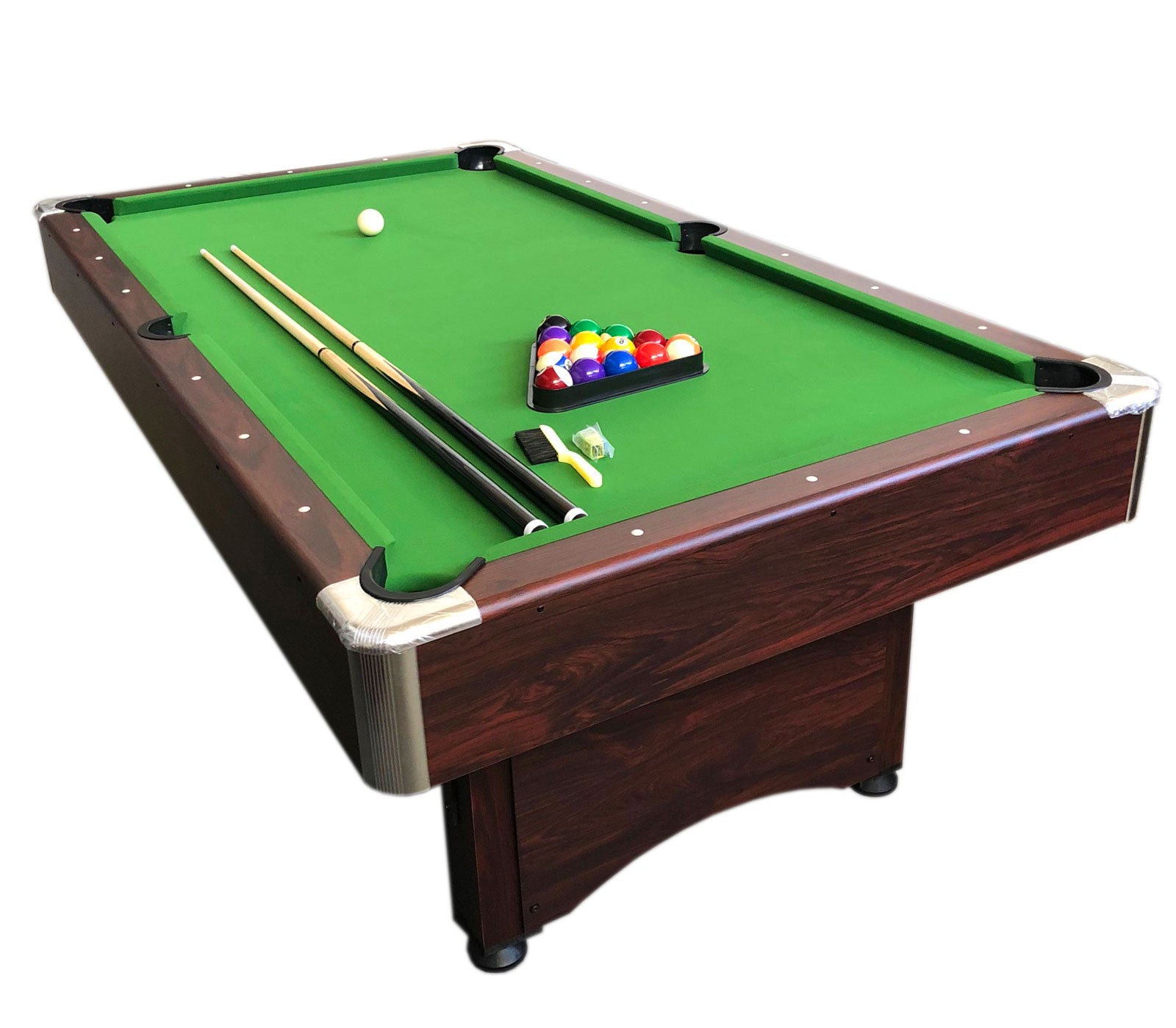 7 FT Pool Table Billiards with Tennis table and Accessories – Sirio