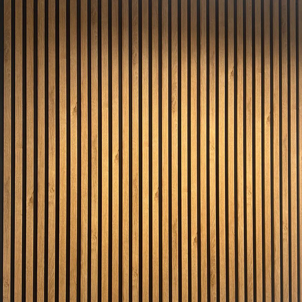 Wood Effect Slatted Wall Panels