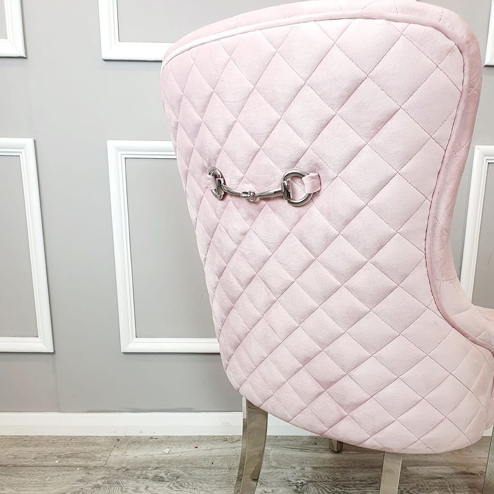 4 x Kate Dining Chair (Pink or Light Grey)