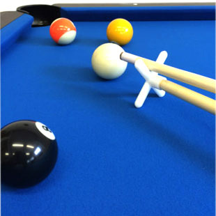 8 FT Pool Table Billiards Full Optional – Vintage Blue